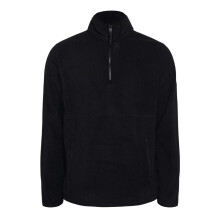 (S, Black) Timberland Mens Polar Fleece Quarter Zip Top