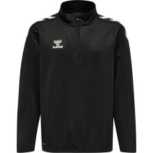 (9-10 Years, Black) Hummel Childrens/Kids Core XK Polyester Half Zip Sweatshirt