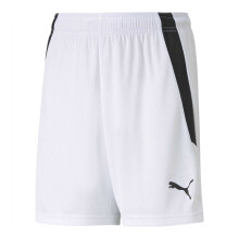 (13 Years, White/Black) Puma Childrens/Kids Team Liga Football Shorts