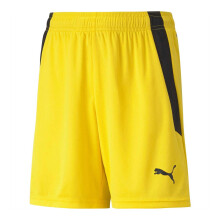 (13 Years, Cyber Yellow/Black) Puma Childrens/Kids Team Liga Football Shorts