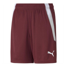 (9-10 Years, Cordovan Red/White) Puma Childrens/Kids Team Liga Football Shorts