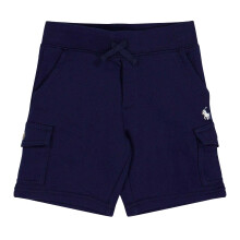 (6 Years, Navy) Ralph Lauren Boys Embroidered Logo Cargo Shorts