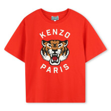 (12 Years, Red) Kenzo Childrens/Kids Tiger Relaxed Fit T-Shirt