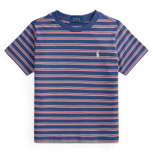 (6 Years, Royal Blue) Ralph Lauren Childrens/Kids Striped T-Shirt