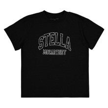 (12 Years, Black) Stella McCartney Childrens/Kids Logo Outline T-Shirt