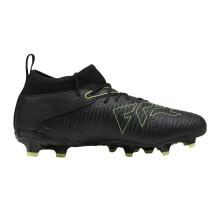 (11 UK Child, Black/Green) Puma Childrens/Kids Future 8 Match Firm Ground Football Boots