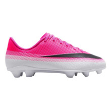 (1 UK, Hot Pink/White) Nike Childrens/Kids Vapor Firm Ground Football Boots