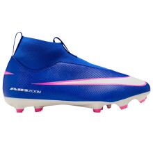 (5.5 UK, Blue/White/Pink) Nike Childrens/Kids Zoom Mercurial Superfly 10 Academy Firm Ground Football Boots