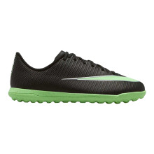(4 UK, Black/Green) Nike Childrens/Kids Mercurial Astro Turf Trainers