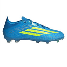 (2 UK, Blue/Yellow) Adidas Childrens/Kids F50 Elite Firm Ground Football Boots