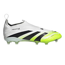 (11.5 UK Child, White/Black/Lemon) Adidas Childrens/Kids Predator Elite Firm Ground Football Boots