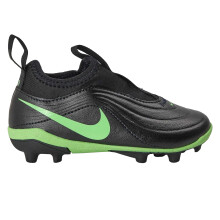 (11 UK Child, Black/Green) Nike Childrens/Kids Tiempo Club Firm Ground Football Boots