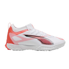 (5 UK Child, White-Blue) Puma Childrens/Kids Ultra 5 Match Mid Cut Astro Turf Trainers