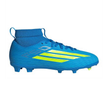 (2 UK, Blue/Yellow) Adidas Childrens/Kids F50 League Multi Ground Football Boots