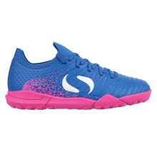(2 UK, Blue/Pink) Sondico Childrens/Kids Blaze Astro Turf Trainers