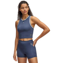 (14 UK, Graystone) Under Armour Womens/Ladies Run 96 Quarter Zip Tank Top