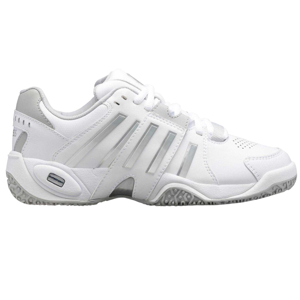 K-Swiss (7 Uk, White) Womens/Ladies Accomplish Tennis Shoes