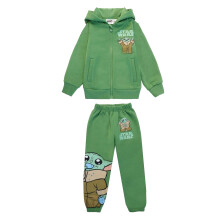 (10 UK, Green) Star Wars Womens/Ladies Baby Yoda Hoodie And Joggers Set