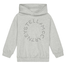 (10 Years, Grey) Stella McCartney Childrens/Kids Logo Overhead Hoodie