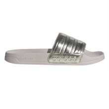 (9 UK, Metallic) Adidas Unisex Adult Adilette Slides
