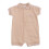 (9 months, Beige) Mintini Baby Tipped Romper 1
