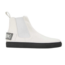 Moschino Mens Flat Ankle Boots