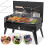 Portable Foldable Charcoal BBQ Grill Camping OuT 8