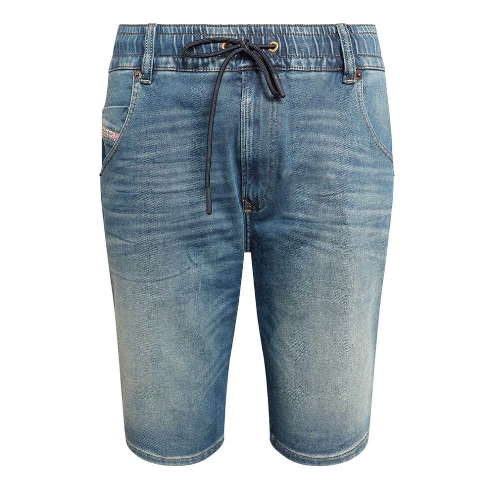 Diesel (28R, Blue Denim) Mens Krooshort Z Denim Shorts
