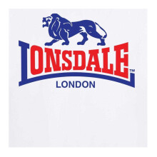 (XL, White) Lonsdale Mens Logo T-Shirt