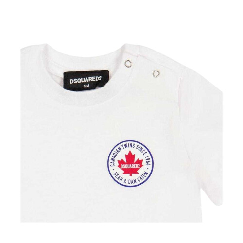 Dsquared2 (9 months, White) DSquared2 Childrens/Kids Regular T-Shirt 2