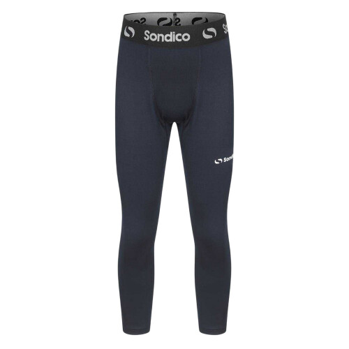 (11-12 Years, Navy) Sondico Boys 3/4 Tights