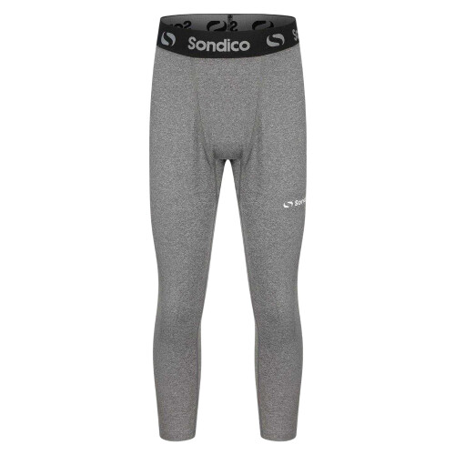 (13 Years, Grey) Sondico Boys 3/4 Tights
