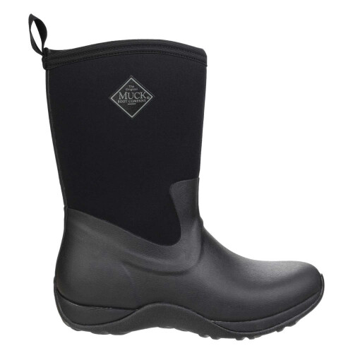 (9 UK, Black/Black) Muck Boots Unisex Arctic Weekend Pull On Wellington Boots 2
