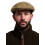 JACK PYKE JACK PYKE Wool Blend Flat Cap Tweed 57cm 1