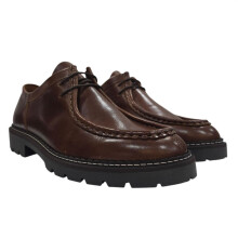 (10 UK, Brown) Nicholas Deakins Mens Full Grain Leather Derby Shoes
