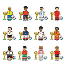 12PCS football match Lamine Yamal Virgil  Players Minifigures Kids Toys Fit Lego