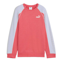 (7-8 Years, Peach) Puma Childrens/Kids Sportstyle Relaxed Fit Raglan Long-Sleeved Sweatshirt