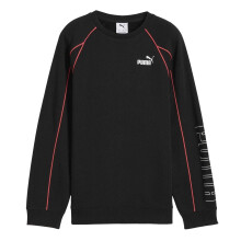 (11-12 Years, Puma Black) Puma Childrens/Kids Sportstyle Relaxed Fit Raglan Long-Sleeved Sweatshirt