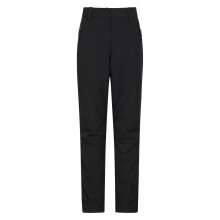 (16 UK, Black) Mountain Warehouse Womens/Ladies Arctic II Stretch Fleece Lined Long Trousers