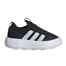 (5 UK Child, Black/White) Adidas Baby Bubblecomfy Logo Low Cut Trainers