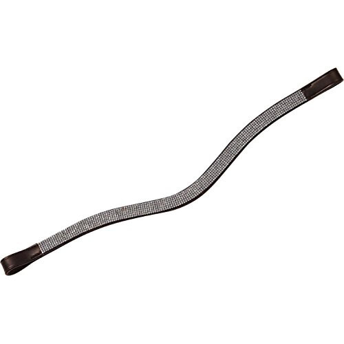 (Cob, Brown) Collegiate Curved Chain Leather Browband