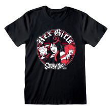 (XL, Black) Scooby Doo Unisex Adult Pentagram T-Shirt