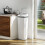 Homcom HOMCOM 50L Sensor Bin, Stainless Steel Slim Kitchen Bin, Fingerprint-Proof 9