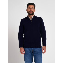 Jack Pyke Ashcombe 100% Lambswool Zip Knit Jumper Pullover Navy Blue X-Large
