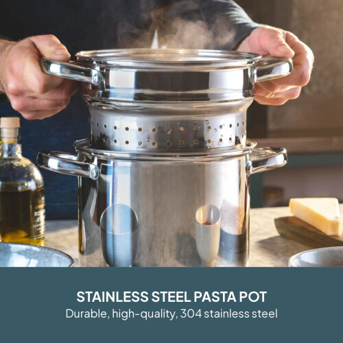 Cooks Professional Cooks Professional Stainless Steel Pasta Pot 2