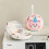 (Pink Round)Durable Mesh Laundry Protector With Bear And Dog Print Design For Home Use 8