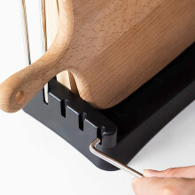 Schneide Bretter Halter, Organizer Pantry Rack Back Geschirr Halter Schneide Brett Organizer KüChen Arbeits Platte Lagerung Schwarz