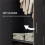 Double Panel Door Wardrobe, with Shelves - Black 7