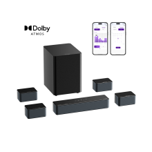 Ultimea Poseidon D80 Boom 7.1 Dolby Atmos Soundbar TV Surround sound system 500W