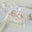 (Beige)Retro Stripe Cloth Tissue Holder With Drawstring For Restaurant Or Use Kitchen 7